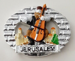 Tourism Souvenir "JERUSALEM" The Capital Of The State Of Israel Fridge Magnet - Toerisme