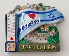 Tourism Souvenir "JERUSALEM" The Capital Of The State Of Israel Fridge Magnet - Tourism