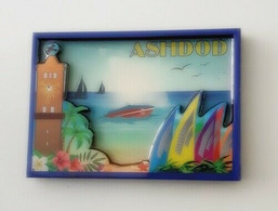 ISRAEL TOURISM SOUVENIR "ASHDOD" FRIDGE MAGNET - Tourism