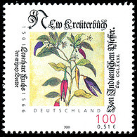 2001 Allemagne BRD Yv 1993 L. Fuchs. Planta Pimienta  **SC TTB Très Beau, Neuf Sans Charnière﻿  (Yvert&Tellier) - Nuovi