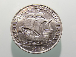 Portugal 5 Escudos 1942 Silver - Portugal