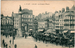 5THPS 310 CPA - LILLE - LE GRAND PLACE - Lille
