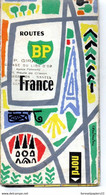 Carte Routière BP Garage Du Lion D'or P. Girard Nantes  (N°1) - Roadmaps