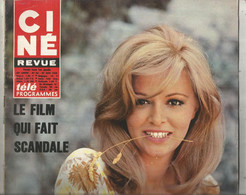 CINE REVUE , 27 Juin 1968 , N° 24, EVI MIRANDI ,poster érotique Central , 38 Pages , 2 Scans , Frais Fr 3.75 E - Cinéma