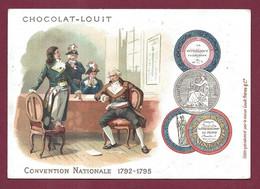 030822 - CHROMO - CHOCOLAT LOUIT - CONVENTION NATIONALE 1792 1795 - Politique RF - Louit