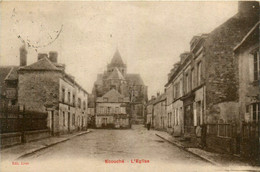 écouché * Rue Et Vue Sur L'église Du Village - Ecouche