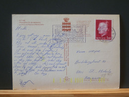 99/914  CP MONACO POUR LA BELG  1978 - Lettres & Documents