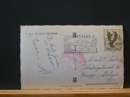 99/918 CP MONACO POUR LA BELG  1964 - Brieven En Documenten