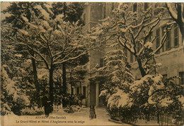 Annecy * Le Grand Hôtel Et Hôtel D'Angleterre Sous La Neige - Annecy