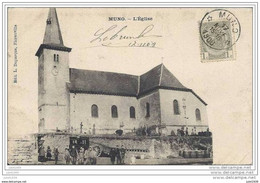 MUNO ..-- RARE . L ' Eglise . 1908 Vers MARCINELLE ( Mr LEBRUN ) .   Voir Verso . - Florenville