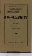 D-85 - Vendée. CHALLANS - CONSTANT PINAUD (Imprimeur) - Rare - Recueil De 48 Pages (Rimailleries Challans Vendée 1959). - Challans