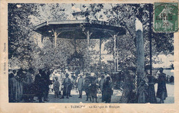 CPA - ALGERIE - TLEMCEN - Le Kiosque De Musique - Nombreux Passants - H. SEREHEN - Tlemcen