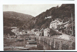 Devin  Postcard   Lynmouth Harbour Sepiatone Series Unused - Lynmouth & Lynton