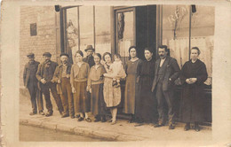 SEINE SAINT DENIS  93  L'ILE SAINT DENIS - CARTE PHOTO CAFE RESTAURANT - L'Ile Saint Denis