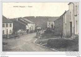 MUNO ..-- Le Centre . 1908 Vers BOIS LES PARGNY ( Melle BOULANGER , Institutrice ) . Voir Verso . - Florenville