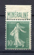 280722//  188A MINERALINE Trace Charnière Sur Bandelette - Unused Stamps