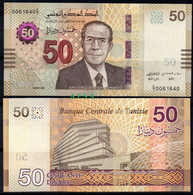 50 Dinars 2022 UNC (FREE SHIPPING) // 50 Dinars  2022 Neuf (Envoi Gratuit) - Tunisia