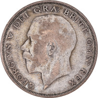 Monnaie, Grande-Bretagne, George V, 1/2 Crown, 1924, TB+, Argent, KM:818.2 - K. 1/2 Crown