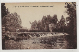 Flogny-la-Chapelle (89) : Le Barrage Du Vieux Moulin En 1938 (aniimé) PF. - Flogny La Chapelle