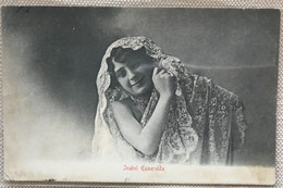 Isabel Esmeralda 1907 Espagnol Comedienne -dos Simple -mp Madrid - Entertainers