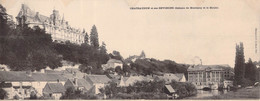 Carte LETTRE PANORAMIQUE - 28 - MONTIGNY LE GANNELON - Chateau Et Le Moulin - Héliotypie De E. LE DELEY - Paris - Montigny-le-Gannelon