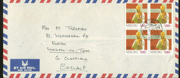Macao Portugal Lettre Ayant Voyagé 1983 Macau Postally Used Cover 1983 - Briefe U. Dokumente
