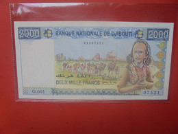 DJIBOUTI 2000 FRANCS 1997-99 Peu Circuler/Neuf (L.7) - Djibouti