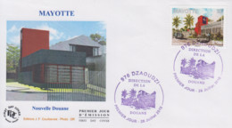 Enveloppe  FDC  1er  Jour    MAYOTTE    Direction  De  La   Douane     2010 - Otros & Sin Clasificación