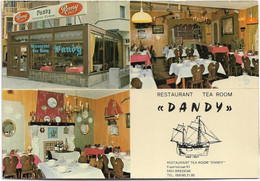 Bredene  *  Restaurant "Dandy" Kapellestraat, 61 (CPM) Pub. Bière Romy Pils - Bredene