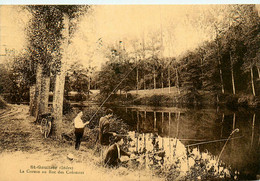 St Gaultier * La Creuse Au Roc Des Colonnes * Pêcheurs Pêche à La Ligne - Sonstige & Ohne Zuordnung