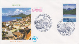 Enveloppe  FDC  1er  Jour    MAYOTTE   Le   Mont  CHOUNGUI     KANI - KELI   2002 - Autres & Non Classés