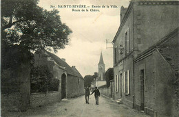 St Sévère * Route De La Châtre , Entrée De La Ville - Autres & Non Classés