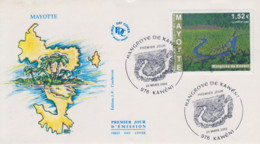 Enveloppe  FDC  1er  Jour    MAYOTTE    Mangrove  De  KAWENI   2002 - Other & Unclassified