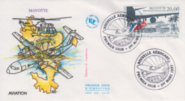 Enveloppe  FDC   1er Jour    MAYOTTE     Inauguration  De  La  Nouvelle  Aérogare    1997 - Autres & Non Classés