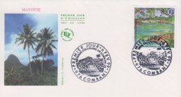 Enveloppe  FDC  1er  Jour    MAYOTTE    Retenue  Collinaire  De  COMBANI     1999 - Otros & Sin Clasificación