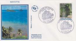 Enveloppe  FDC  1er  Jour    MAYOTTE    Cascade  De   Soulou    COMBANI     1999 - Sonstige & Ohne Zuordnung