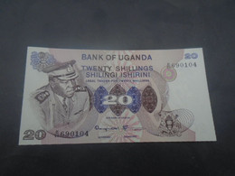 UGANDA, P 7c, 20 Shillings , ND 1973, UNC Neuf - Ouganda