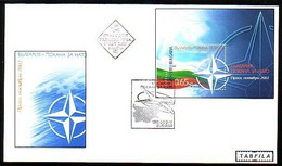 BULGARIA - 2002 - Invitation For  NATO - Bl - FDC - Andere & Zonder Classificatie