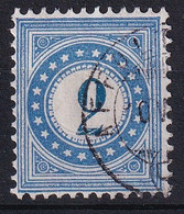 Zumstein 2IN / Mi. 2 Portomarken Blau Sauber Gestempelt - Postage Due