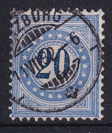 Zumstein 6IIN / Mi. 6II Portomarken Blau Sauber Gestempelt - Postage Due