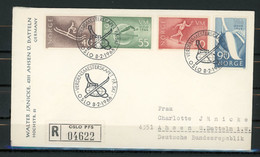 Z20-1 Beau Courrier Avec Cachet Ou Oblitération évènementiel Jeux Olympiques Oslo 1966  A Saisir !!! - Storia Postale