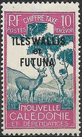 WALLIS & FUTUNA ISLANDS 1930 Postage Due - Stag - 10c. - Blue And Purple MH - Timbres-taxe
