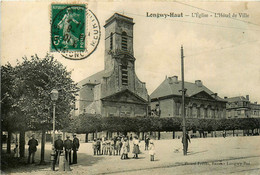 Longwy Haut * Place De L'hôtel De Ville Et L'église - Longwy