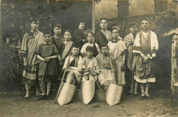 Lunéville * Carte Photo Photographe Henry * Fête école Ou Théâtre - Luneville