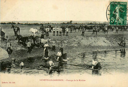 Lunéville Garnison * 1909 * Passage De La Rivière * Régiment - Luneville