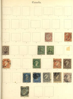 OLD IMPERIAL ALBUM Vol. 1 Of GB & Colonies, Ranges Of Over 2200 Stamps Mostly Low To Middle Vals M Or U, From 1840 To 19 - Sin Clasificación