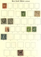 NEW IMPERIAL ALBUMS (2) Containing A Good To FU General Range Of Over 3000 Stamps. - Other & Unclassified