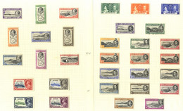 ASCENSION & TRISTAN 1934-63 Mainly M Collection On Leaves Incl. Ascension 1934 Pictorial Defin Set M, 1935 Jubilee Set M - Non Classés