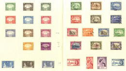 1937-59 M & U Collection On Leaves Incl. 1937 Dhow Set To 8a + 2r M, 5r U, 1939 Defin Set M Or FU, 1948 Wedding Set M, 1 - Sin Clasificación