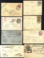 Miscellany C1850-1900 Incl. Pre-stamp (2) And A Couple Of Early Stamped Items, Range Of Franz-Josef Frankings On Cards & - Other & Unclassified